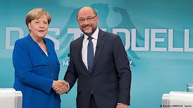 Principio de acuerdo entre Merkel y Schulz