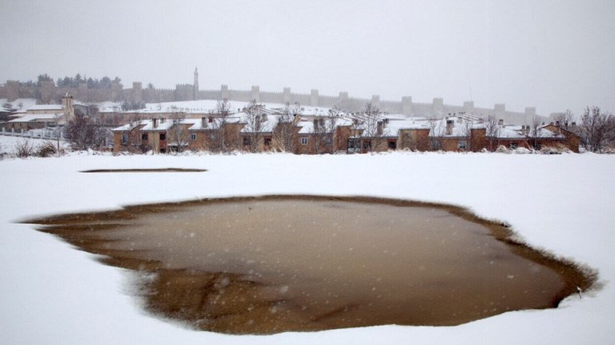 Nieve y hielo en la península