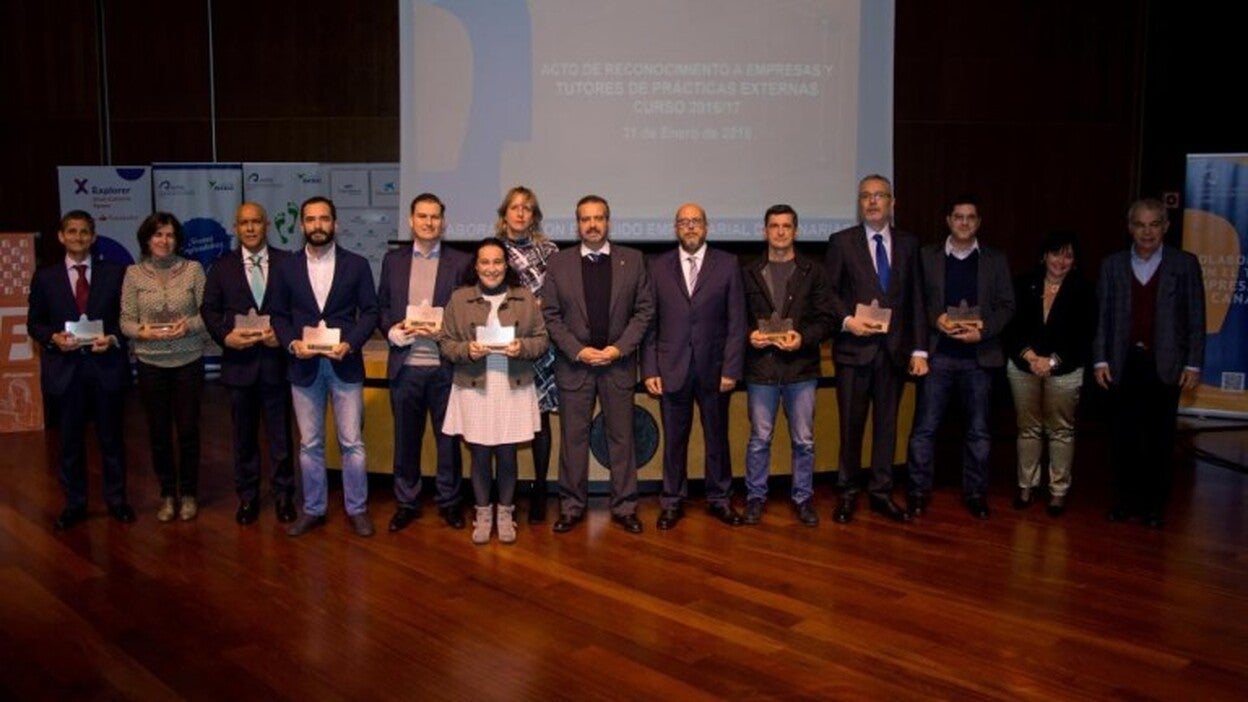 La ULPGC reconoce a las empresas que participan en las becas Fundación ONCE