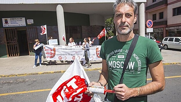 Luis Collado, representante de los trabajadores afectados de La Pardilla /  Borja Suárez