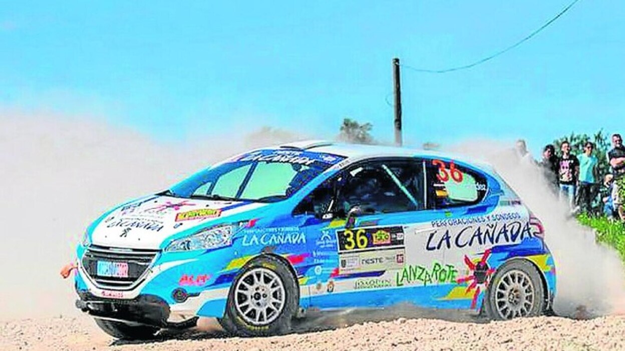 Hernández y Peñate se suben al podio en el Rally Talsi