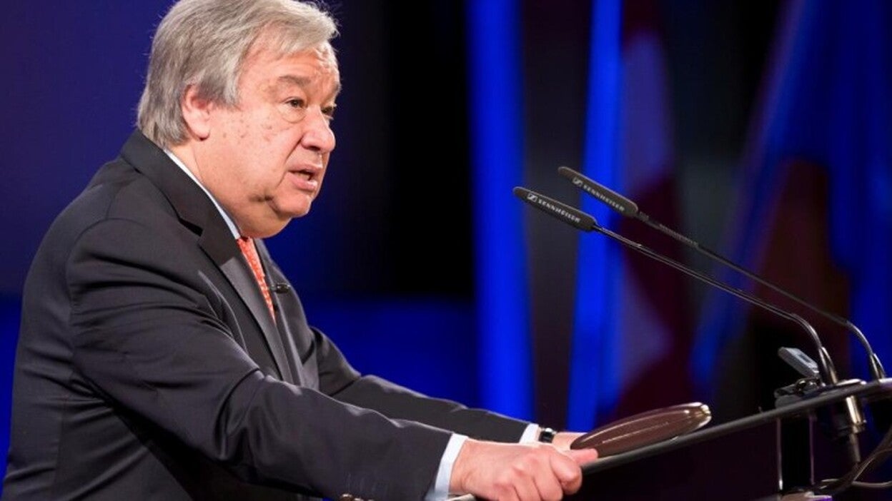 Guterres dice estar "muy preocupado" por cancelación cumbre entre Trump e Kim