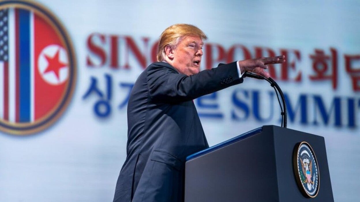 Trump anuncia que suspenderá las maniobras militares de EEUU en Corea