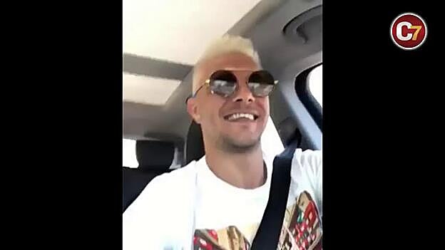 Joaquín, ‘teñido’ y temerario al volante