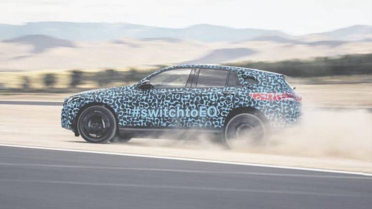 EQC, el eléctrico de Mercedes-Benz, sometido a las pruebas de verano