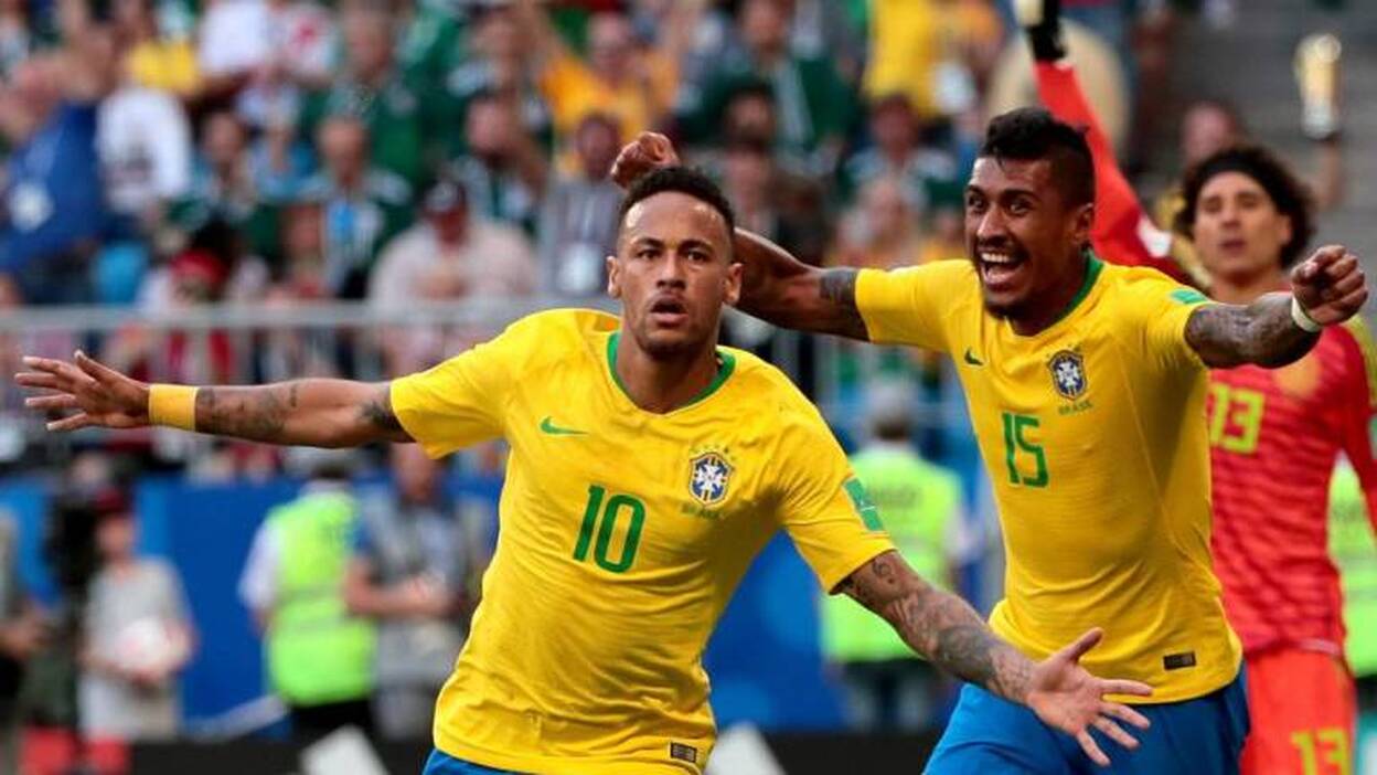 Brasil derrota a un valiente México