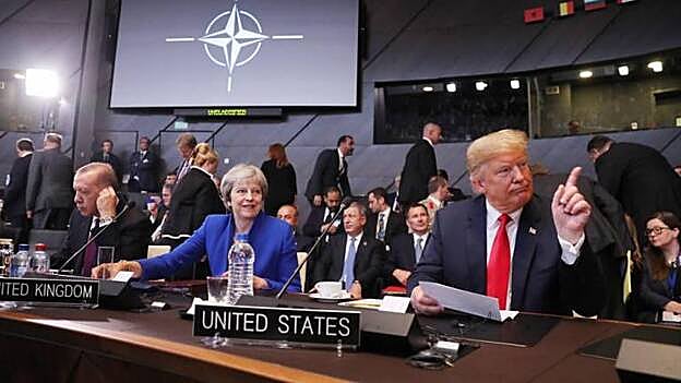 Trump pide a los socios de la OTAN que dupliquen el gasto militar