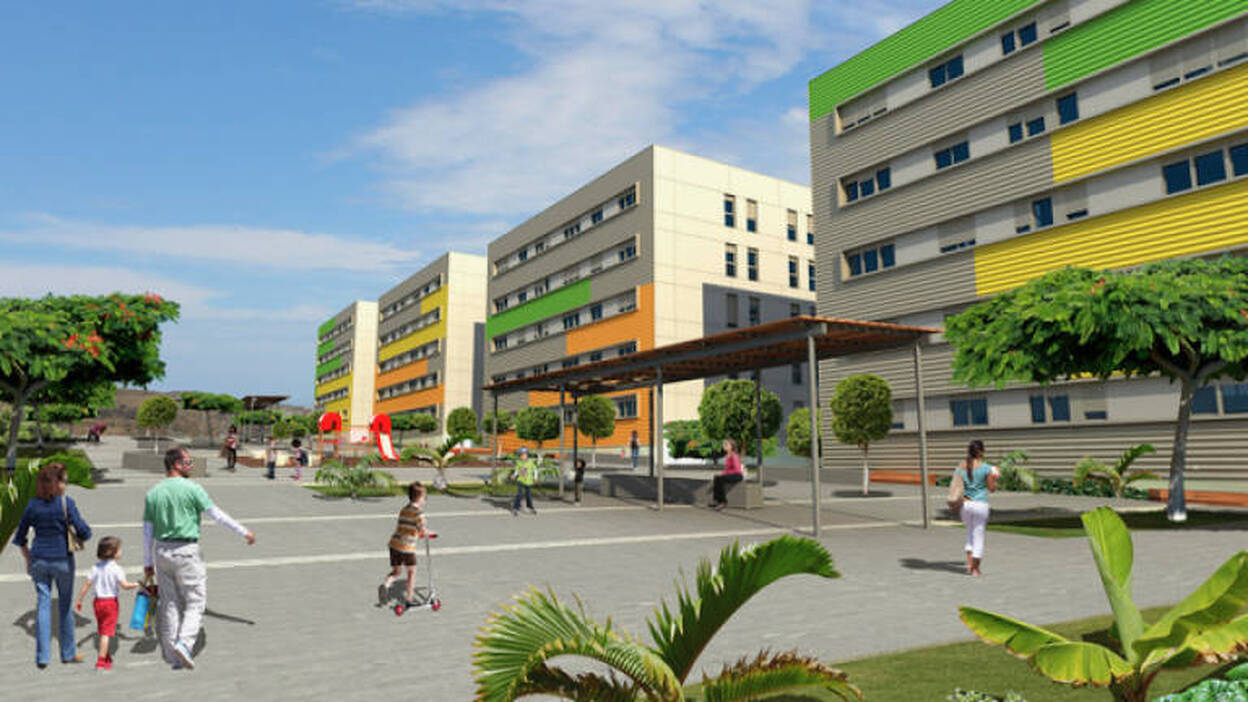 El sorteo de las 73 casas de reposición de Tamaraceite, en octubre