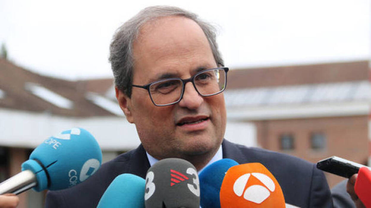 Torra reprocha a Sánchez que «amenace» con el 155 y le exige una propuesta