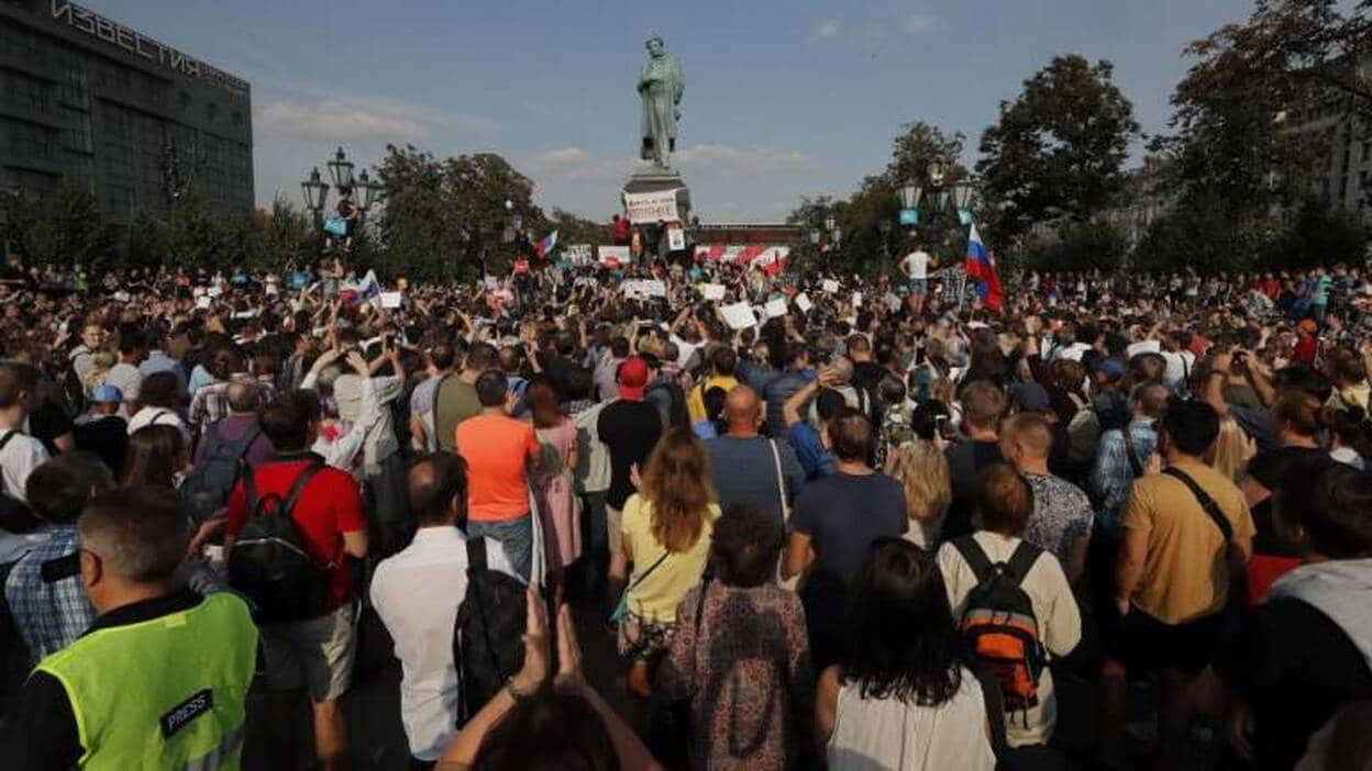 La protesta contra la reforma de las pensiones pierde fuerza en Rusia