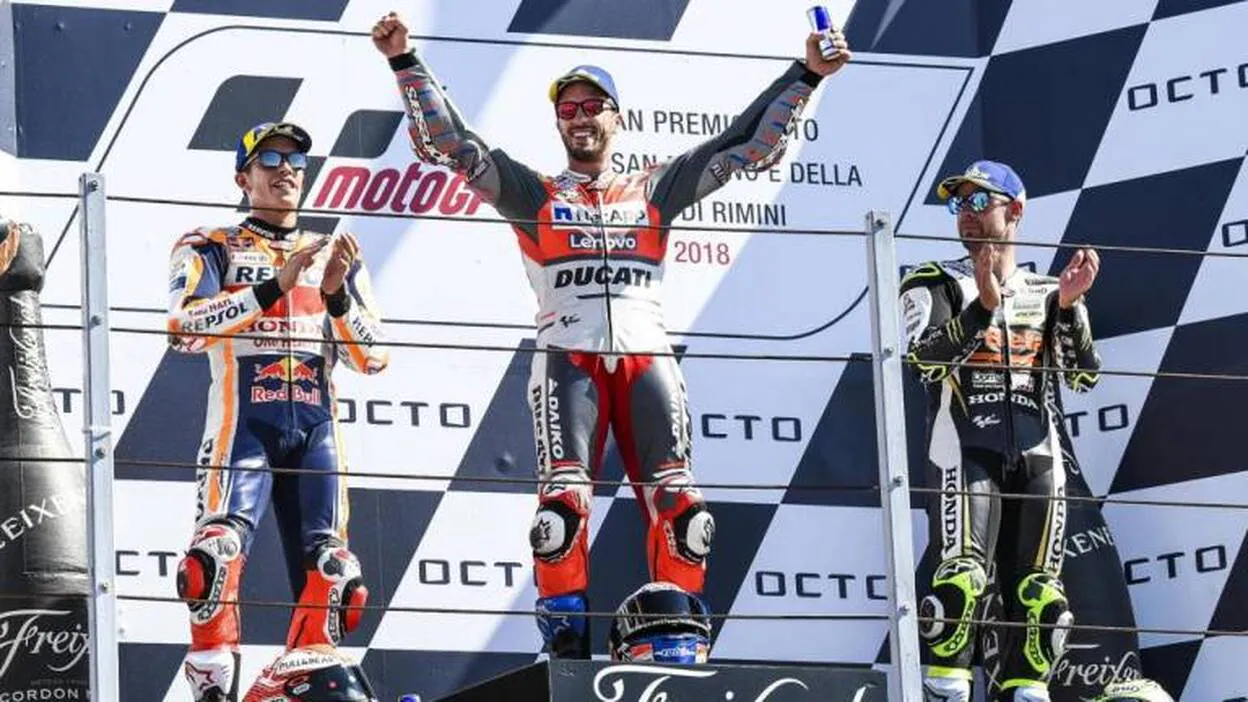 Gana Dovizioso, Márquez aumenta su ventaja