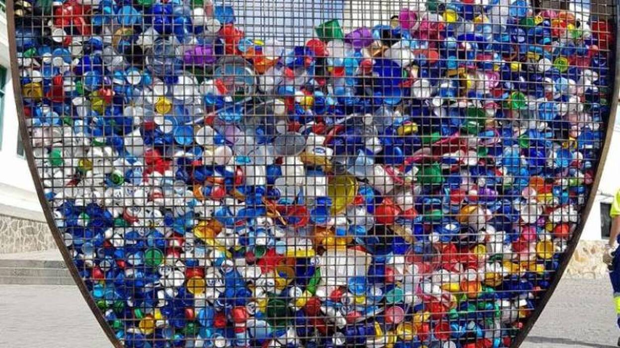 3,1 toneladas de tapones solidarios