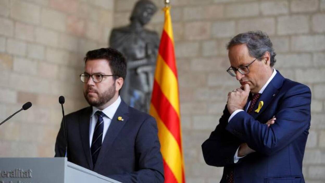 Torra y ERC garantizan la unidad del Govern hasta la sentencia del "procés"