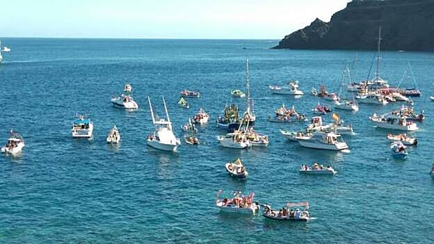 La Virgen de Guadalupe gobierna las fiestas de La Gomera