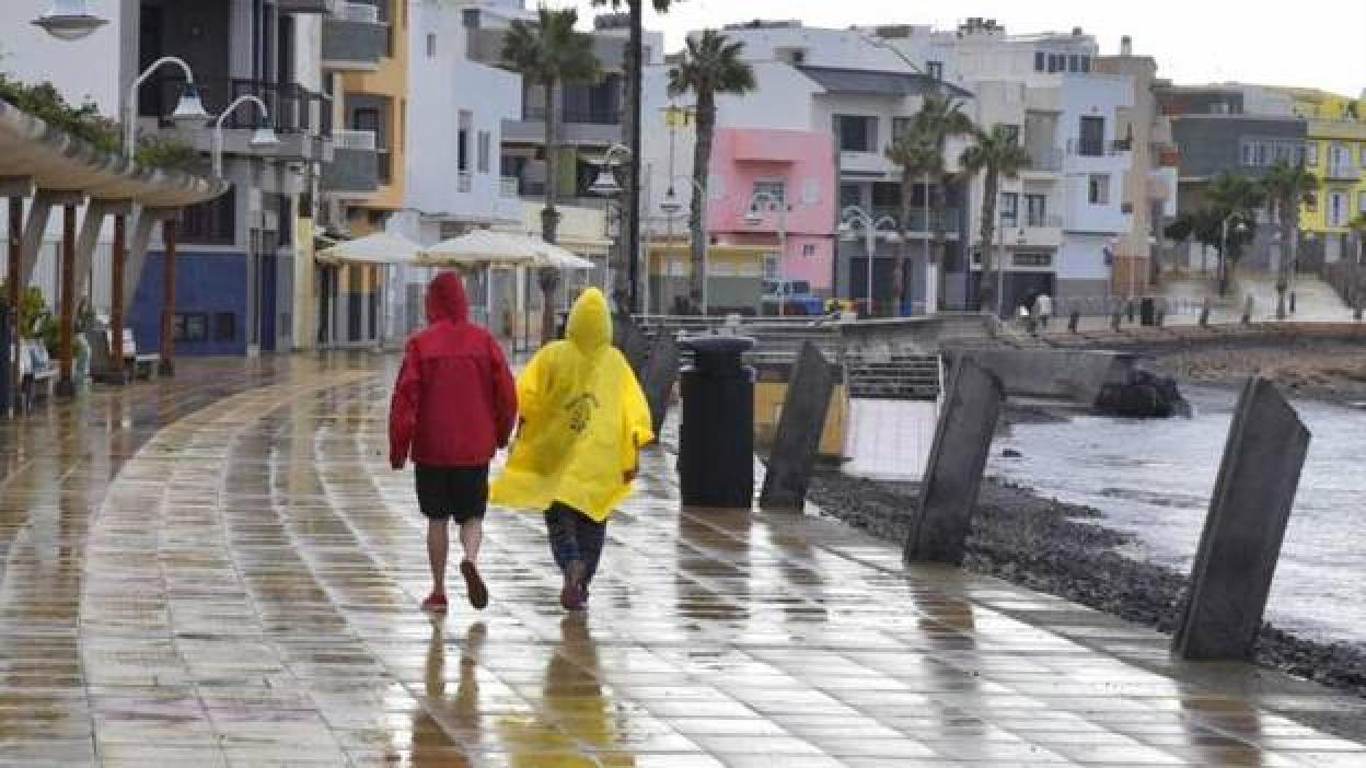 Precipitaciones débiles en las islas