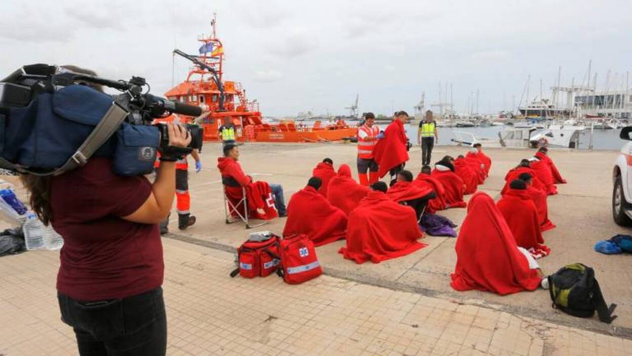 Atasco de menores migrantes en Lanzarote