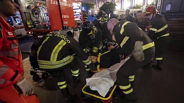 20 heridos en Roma tras caerse una escalera mecánica en el metro
