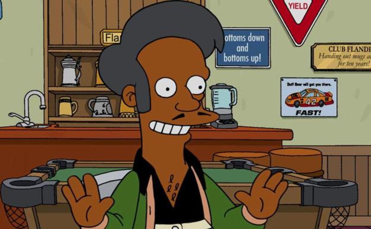 Apu lleva treinta temporadas regentando El Badulaque.