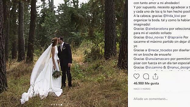 María Castro y su marido celebran 5 años de relación