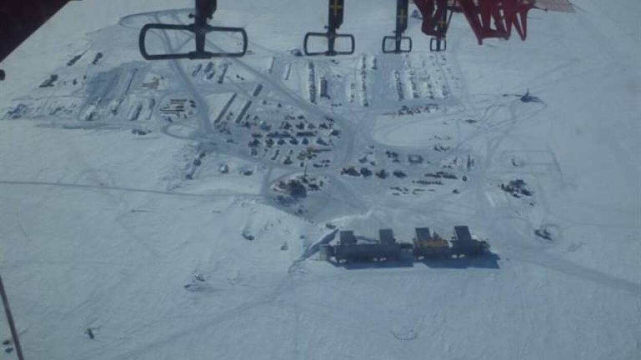 El calor geotérmico está socavando el hielo cerca del polo sur