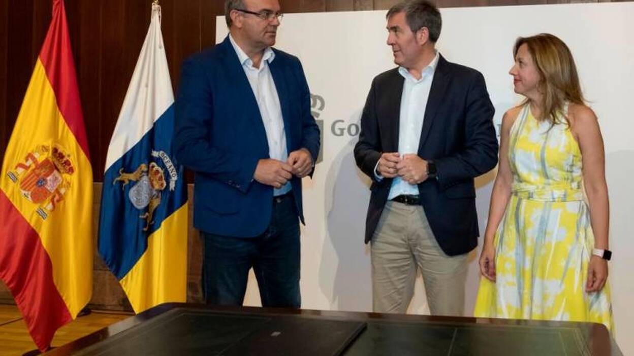 Plantón al Gobierno en La Palma por el Fdcan