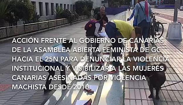 Zapatos rojos contra la violencia machista