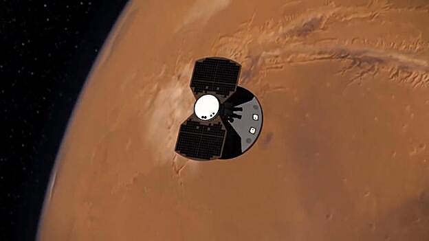 La nave InSight ya se ejercita sobre Marte