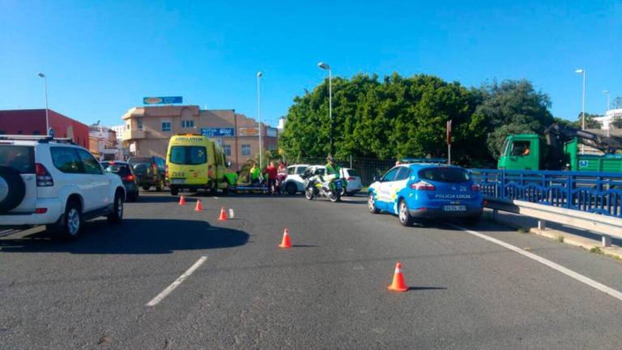 Dos ancianos heridos en sendos atropellos en Las Palmas