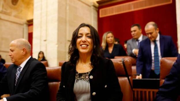 Marta Bosquet (Cs), presidenta del Parlamento andaluz con los votos del PP-A, Cs y Vox