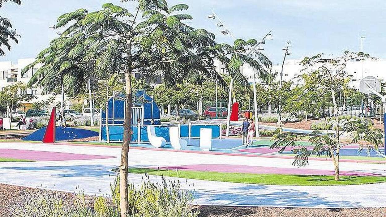 Actos vandálicos en el nuevo parque de El Tablero