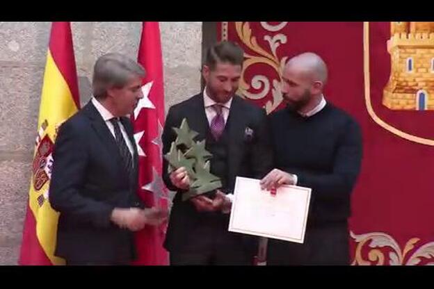 Sergio Ramos, premio 7 Estrellas del Deporte de Madrid