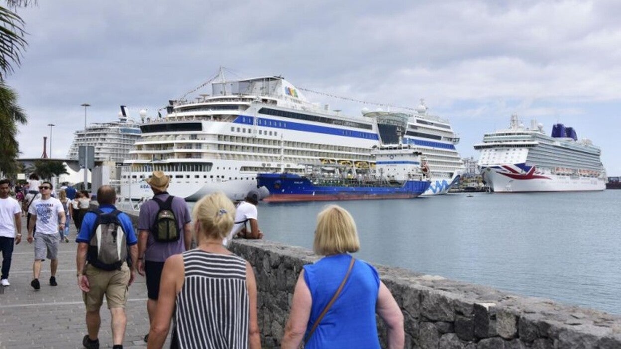 Siete cruceros hacen escala este fin de semana
