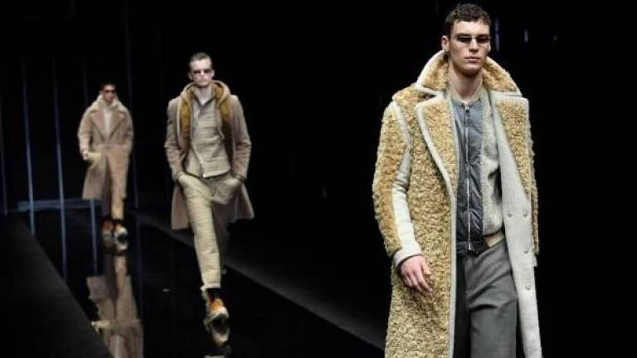 Armani, más “animal” sobre la pasarela