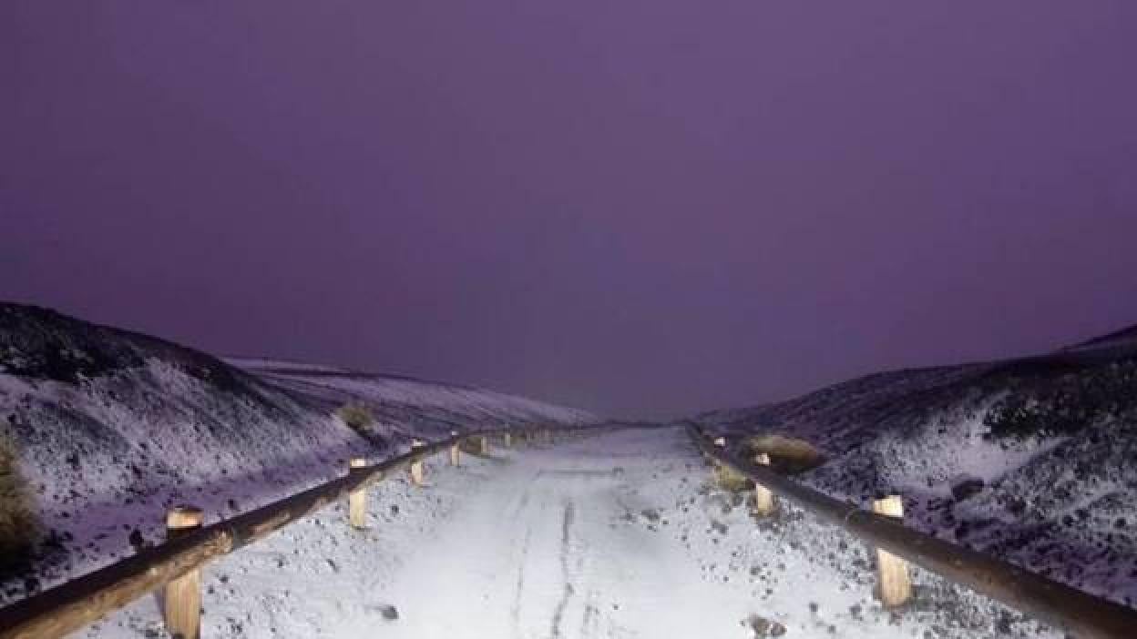 Primera nevada en Canarias