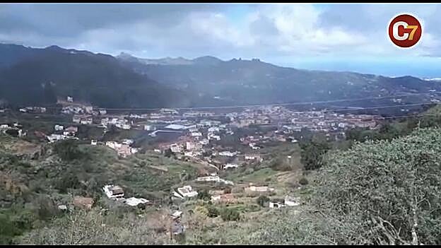 Cae granizo en la cumbre