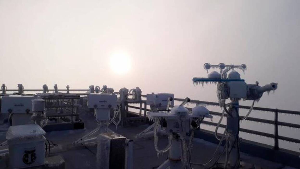 Izaña amanece helada