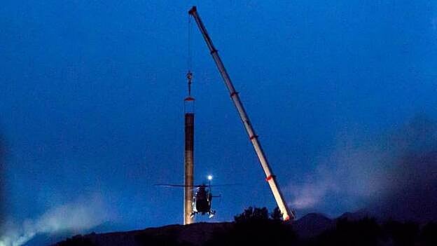 Concluye el entubado del pozo para el rescate de Julen