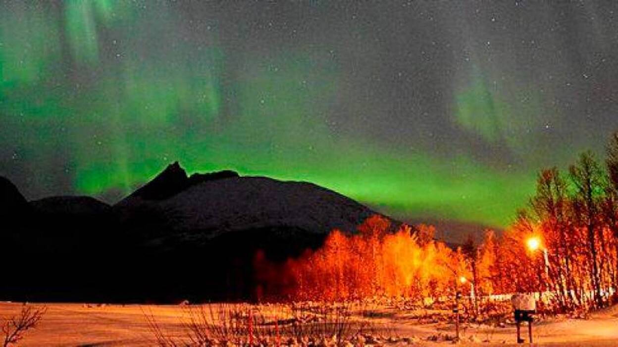 Una mirada canaria a la magia de una aurora boreal