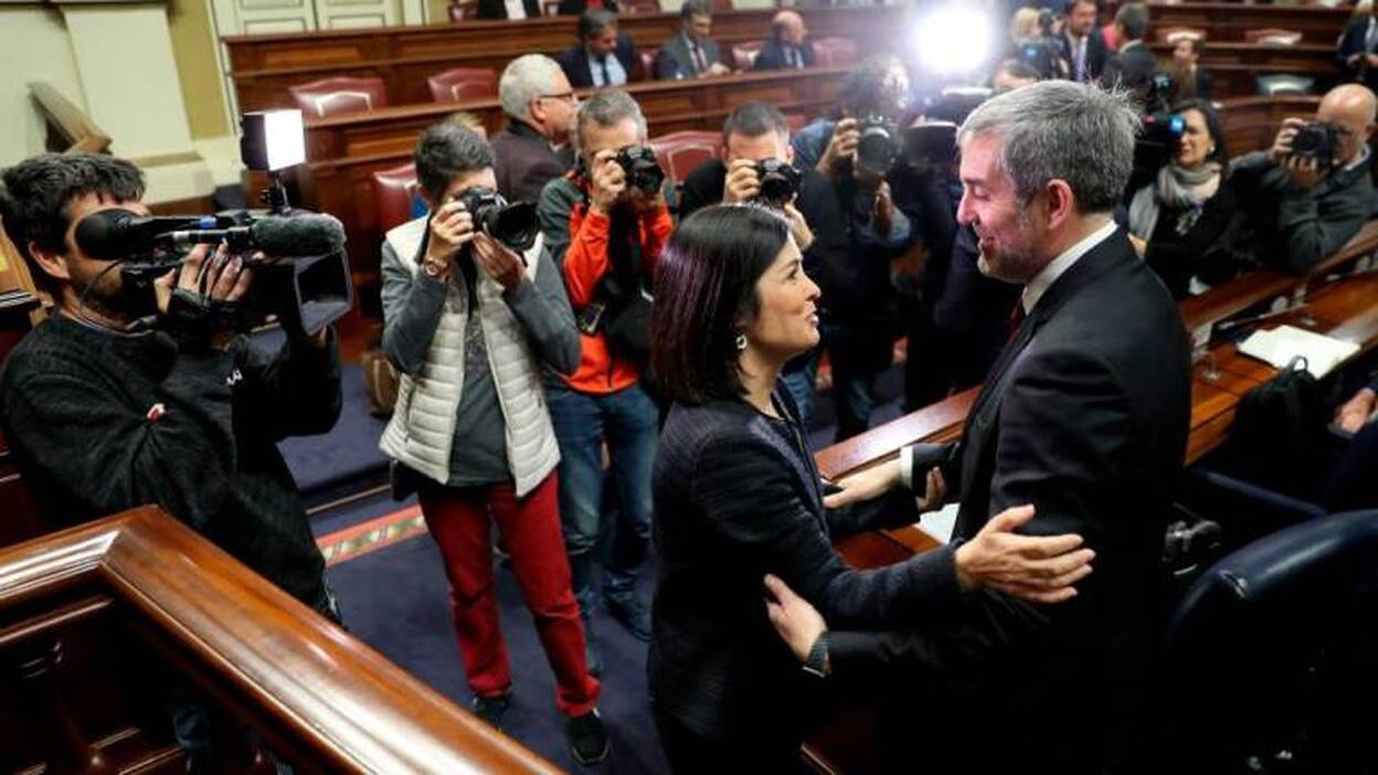 Clavijo dice que ha cumplido su programa de gobierno pese a los «desprecios» de Madrid