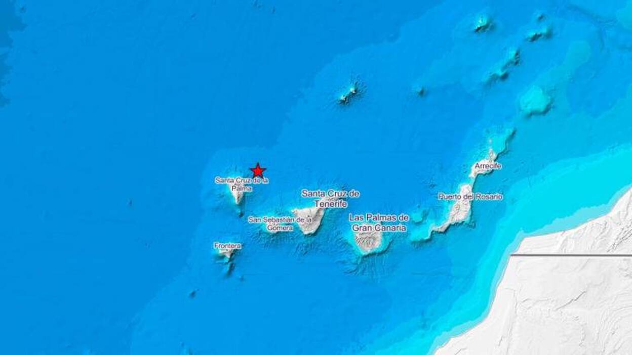 Nuevo terremoto al norte de La Palma