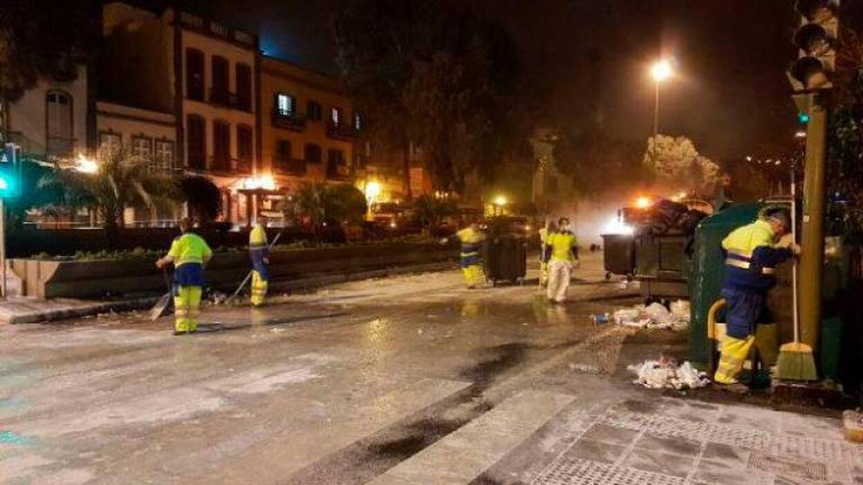 28.000 kilos de basura en el fin de fiesta carnavalero