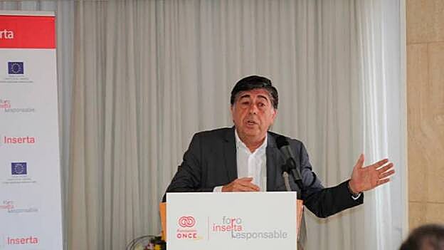 El Consejero de Empleo del Cabildo de Gran Canaria, Gilberto Díaz.