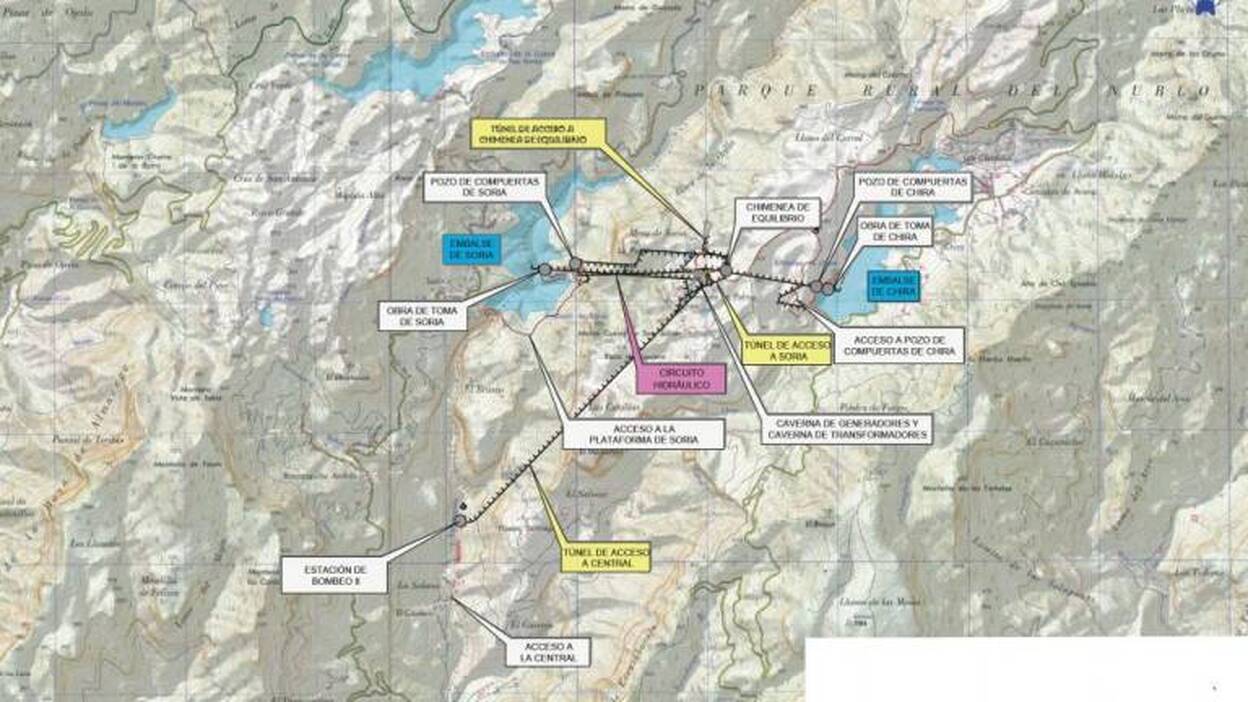2.850 kilos de explosivos por día de obra en Chira-Soria