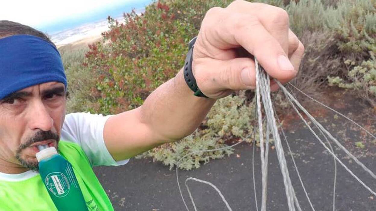 Cables de acero contra corredores de montaña