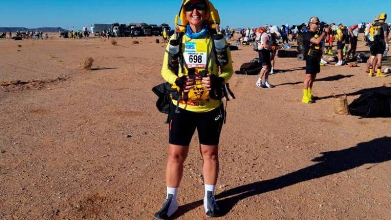 Erika cumple su sueño de arena y esfuerzo