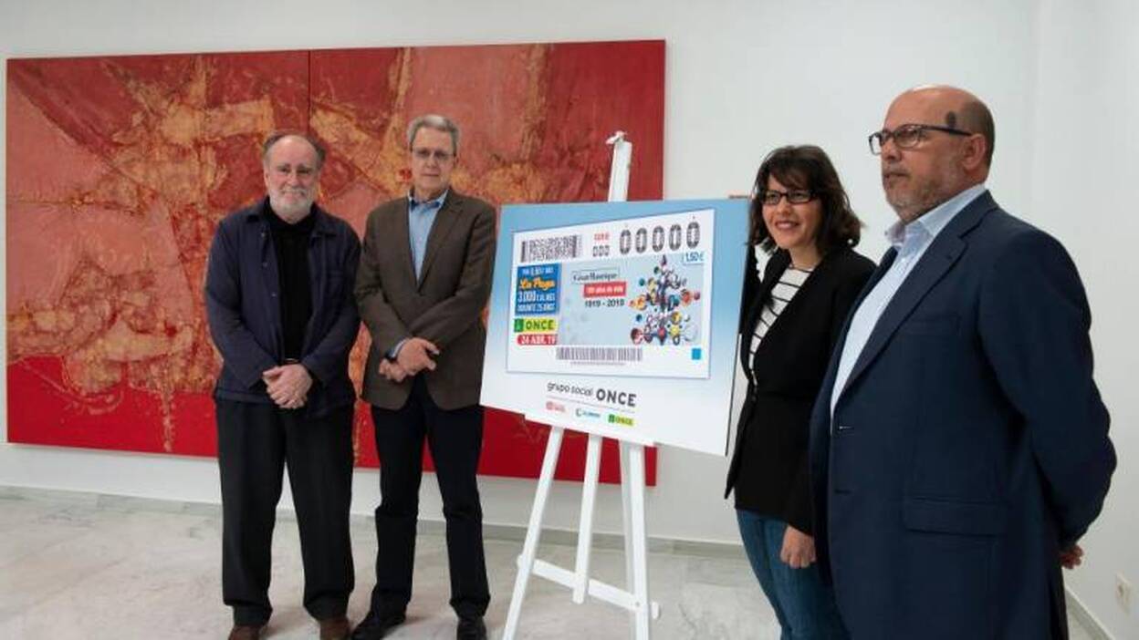 Cupón de la ONCE dedicado al centenario de César Manrique