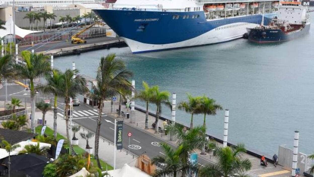La provisión de los cruceros en el puerto de La Luz no llega al 1%