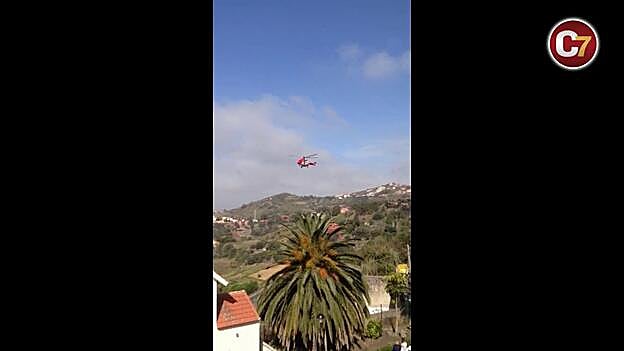 Rescatado en helicóptero tras caer ebrio a un estanque vacío