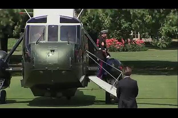 Trump y Melania visitan Reino Unido