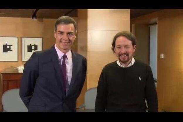 Sánchez ofrece a Iglesias negociar «un gobierno de cooperación» con Podemos